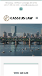 Mobile Screenshot of casseuslaw.com