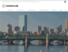 Tablet Screenshot of casseuslaw.com